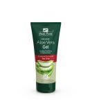Aloe Pura Organic Aloe Vera Gel with Tea Tree Natural Vegan Cruelty Free Paraben & SLS Free Cooling Purifying 200 ml With tea tree oil 200 ml (Pack of 1) - Buy Online on GoSupps.com
