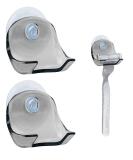 MyGadget 2x Suction Cup Razor Holder - No Drill Bathroom/Shower Wall Bracket - Black Shaving Stand for Glass & Tiles - Buy Online on GoSupps.com