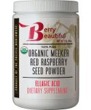 Berry Beautiful Certified Organic Meeker Red Raspberry Seed Powder - 1 lb (454 Grams) - Ellagic Acid and Ellagitannins Supplement - Milled from organically Grown Seed That is Cold Pressed - Buy Online on GoSupps.com