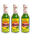 El Yucateco Habanero Green 120ml (Pack 3) / Mexican Hot Sauce Spicy Habanero Chilli Pepper Salsa Sauce for Tacos Nacho Dip - Buy Online on GoSupps.com