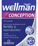 Vitabiotics Wellman Conception 30 Tablets - Boost Fertility & Reproductive Health - Buy Online on GoSupps.com