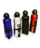 All-Around24 Red Aluminum Sports Water Bottle with Bicycle Holder - 750ml Pull & Pressure Cap | International Shipping - Buy Online on GoSupps.com