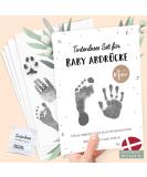 Perfect Baby Gifts: Inkless Baby Print Set | 8 Safe Chemical-Free Newborn Prints | Handprint & Footprint Set | Danish Quality from MINI Misiu - Buy Online on GoSupps.com