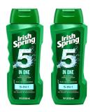 Irish Spring 5-in-1 Shampoo Conditioner Body Wash 18 oz (Pack of 2) - All-in-One Cleansing Solution - Buy Online on GoSupps.com