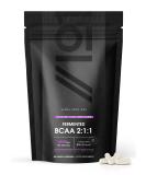 High Strength Fermented BCAA 2:1:1 with BioPerine - 1000mg - Halal 60 Capsules - Buy Online on GoSupps.com