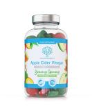 Apple Cider Vinegar Gummies with Ginger - 120 Natural Apple Flavoured - High Strength 500mg - 2 Month Supply - UK Made - Buy Online on GoSupps.com