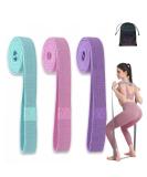 Premium Fitness Resistance Straps Set - Slipproof Fabric Bands for Home Gym Yoga Pilates & Strength Training - Buy Online on GoSupps.com