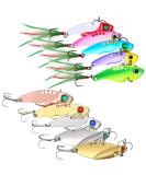 10 Pieces Metal Hard Spinner Blade Bait Fishing Lure Crankbait Bass Fishing Spinner Blade Spinner Spoon Blade Swimbait Freshwater Saltwater Fishing Tackle Lures Treble Hook for Bass Walleye Trout - Buy Online on GoSupps.com