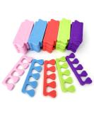 50pcs Toe Separators for Nail Polish - Soft Sponge Pedicure Tool Kit for Women | Premium Toenail Divider in 5 Colors - Buy Online on GoSupps.com
