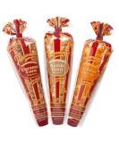 Popcornopolis Gourmet Popcorn Mini Cone 24 Pack - Classic Mix of Caramel, Cheddar Cheese, and Kettle Corn - Buy Online on GoSupps.com