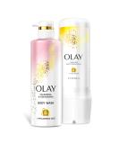 Cleansing and Nourishing Body Wash & Conditioner Set - 17.9 fl oz & 8 fl oz | Compatible with Olay - Buy Online on GoSupps.com