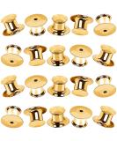 20Pcs Metal Pin Backs Locking Locking Pin Backs with Storage Case Pin Backs for Brooch Tie Hat Badge Insignia Gold - Buy Online on GoSupps.com