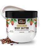 Wit & Whimsy Soothing Silk Body Butter Intense Moisturizer with Cocoa Butter & Caffeine | Ayurvedic Skin Care for All Skin Types 200GM (7.05Oz - Buy Online on GoSupps.com