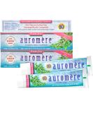 Auromere Herbal Toothpaste Cardamom Fennel 2 Pack - Vegan Non GMO SLS Fluoride Gluten Free with Neem & Peelu - 4.16 oz - Buy Online on GoSupps.com