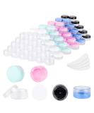 120Pcs 10g Plastic Cosmetic Containers with Lids - BPA Free, Multi-color Jars for Lotion, Creams, Toners, Lip Balms - Makeup Samples Containers - Buy Online on GoSupps.com