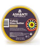 Ashanti Naturals Yellow Chunky Raw Shea Butter - 5 oz | Unrefined African Shea Butter from Ghana | 100% Natural Moisturizer - Buy Online on GoSupps.com