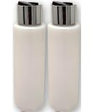 Buy Earth's Essentials 2-Piece Refillable HDPE Squeeze Bottles 473ml - Perfect for Lotions Shampoos & Oils - Black & Chrome Cap - International Shipping Available - Buy Online on GoSupps.com