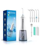 Wireless Tooth Cleaner & Water Flosser - 5 Modes 6 Nozzles USB-C Rechargeable IPX7 Waterproof 350ml Water Tank - Buy Online on GoSupps.com