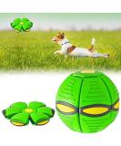 UFO Magical Flying Saucer Ball - Frisbee Dog Toys for Training & Play | Green - Buy Online on GoSupps.com