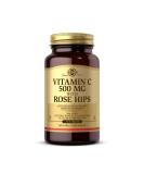 Solgar Vitamin C with Rose Hips 500mg - 250 Tablets | Boost Immunity & Antioxidant Support - Buy Online on GoSupps.com
