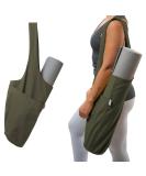 Yogiii Yoga Mat Bag - Original Tote Sling with Side Pocket & Zipper - Fits Most Mats Olive Green - Buy Online on GoSupps.com