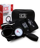 Ever Ready First Aid One Handed Palm Manual Blood Pressure Sphygmomanometer Monitor Reader 8  to 16  Lined Cuff with D-Ring - Large Adult - Buy Online on GoSupps.com