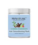 Hair Smoothening Mask by mi nature | 100g( 3.5 oz) | Nourishes Hair | Contains Amla   Aritha  Neem   Shikakai   Hibiscus and Bhringraj powder | 100% Natural  Herbal - Buy Online on GoSupps.com