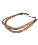BOBIYA Caramel Blonde Braided Headband for Women & Girls - Double Three Strand Synthetic Hair Accessories - Buy Online on GoSupps.com