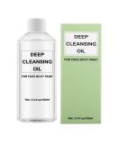 Facial Cleansing Oil Makeup Remover | Halloween Makeup Remover for Sensitive Normal & Oily Skin | 3.38oz (100ml - Buy Online on GoSupps.com