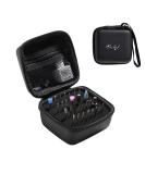Portable Waterproof Nail Drill Bits Holder Case - Professional Organizer for Efile Nail Bits and Manicure Tools - Black - Buy Online on GoSupps.com
