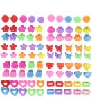 90 Pack Small Mini Plastic Hair Claw Clips for Kids Baby Girl - Flower Star Heart Butterfly Design - Jaw Barrettes Grip Clamps Pins Updo Decorative Bun Bangs Braids Twist Accessories - Thin Thick Hair - Buy Online on GoSupps.com