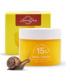 Real Snail Mucin Extract Face Cream - Collagen Boosting & Skin Repair | Nourishing Day & Night Cream - 1.69 oz | Made in Korea - Buy Online on GoSupps.com