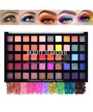 Professional 50-Color Eyeshadow Palette | Matte & Shimmer Pressed Pigments | Waterproof & Durable Makeup - Buy Online on GoSupps.com