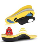 Arch Support Insoles for Plantar Fasciitis | Pain Relief for Flat Feet | Shock Absorption | Fits Men's 6-6.5 & Women's 8-8.5 | No Trimming Needed - Buy Online on GoSupps.com