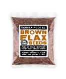 Gorilla Food Co. Brown Flax Seeds (Linseeds) - 200g - Buy Online on GoSupps.com