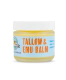 Grassfed Beauty Tallow & Emu Balm (Unscented) - 2 oz | Natural Moisturizer for Skin & Lip Care - Buy Online on GoSupps.com