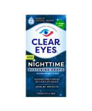 Clear Eyes Nighttime Restoring Eye Drops - 0.5 Fl Oz for Dry Eye Relief - International Shipping Available - Buy Online on GoSupps.com