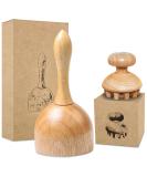 Premium Wood Fascia Roller & Massage Scooter for Muscle Relaxation | Anti-Cellulite Beech Gua Sha Tool - Buy Online on GoSupps.com