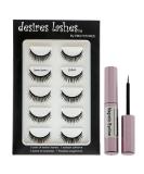 Magnetic Eyelashes Multipack - 3D Natural Faux Lashes (5 Pairs) | Emma - Shop Internationally - Buy Online on GoSupps.com