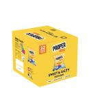 PROPERCORN Sweet & Salty Popcorn Natural Sea Salt and Demerara Sugar Seasoning Vegetarian Gluten-Free Hand-Popped Corn 65 kcal 14g Box of 32 - Buy Online on GoSupps.com