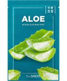 Natural Aloe Mask Sheet - Hydrating 21ml Aloe Vera Face Mask for Glowing Skin | International Shipping - Buy Online on GoSupps.com