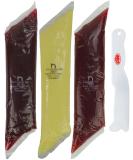 By The Cup Henry & Henry Redi Pak Spreader and Pastry Filling Variety Pack - Raspberry, Bavarian, Strawberry - 2 lb Bags - Buy Online on GoSupps.com