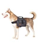 OneTigris Hoppy Camper 2.0 Dog Backpack for M/L Size Dogs - Tear-Resistant Camping & Hiking Pack (Large Black) - Buy Online on GoSupps.com