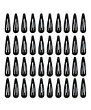40 Pack 2 Black Metal Snap Hair Clips for Girls, Women, Teens, and Toddlers - Non-slip Hair Barrettes - Buy Online on GoSupps.com