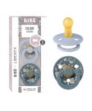 BIBS Color Liberty 2-Pack Cherry Nipple Pacifier | BPA-Free Natural Rubber | Made in Denmark | Size 2 (6-18 Months) Capel Dusty Blue - Buy Online on GoSupps.com