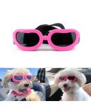 PETLESO Dog Sunglasses - Waterproof Anti-UV Goggles for Small Dogs & Cats - Pink - Buy Online on GoSupps.com