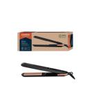Grundig Naturashine HS 7030 Hair Smoothing Flat Iron & Hairstyler - Ionic Ceramic Plates 130 C to 230 C Hair Protection Mode - Black/Rose Gold - Buy Online on GoSupps.com