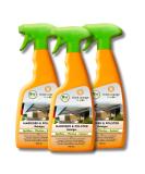 Bio Upholstered Cleaner (3x750ml) Powerful Carpet & Upholstery Cleaner for Furniture Car Seats & Awnings | Odorless Residue Remover | Think Orange Be Green - Buy Online on GoSupps.com