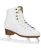 Women's Lake Placid Cascade Figure Ice Skates - White, Size 7 - Buy Online on GoSupps.com