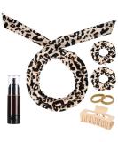 Heatless Curlers Headband Soft Velour Heatless Curls Overnight Heatless Hair Curling Set Hair Curlers No Heat for Short & Long Hair (Leopard 7Pcs) - Buy Online on GoSupps.com